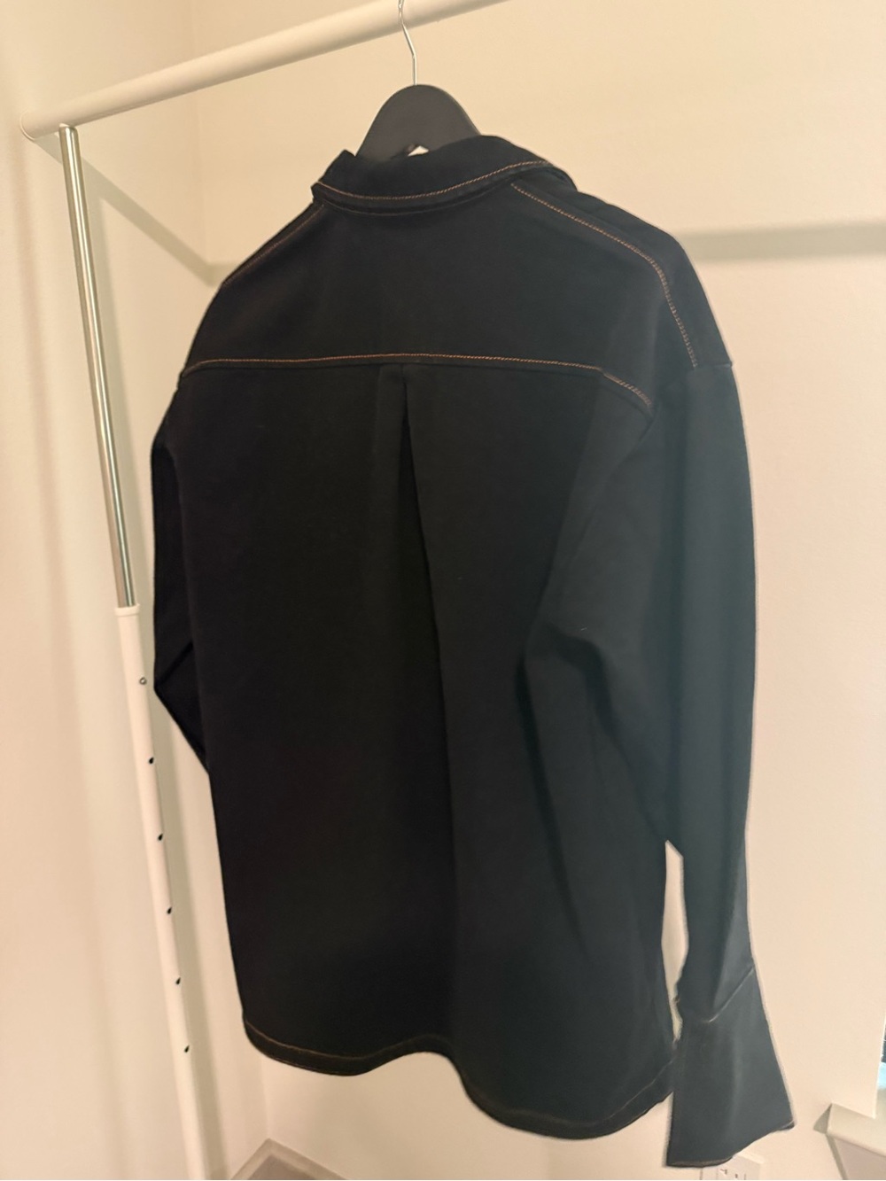 Lioness Black Oversized Denim Button-Up Jacket - Picture 4 of 4